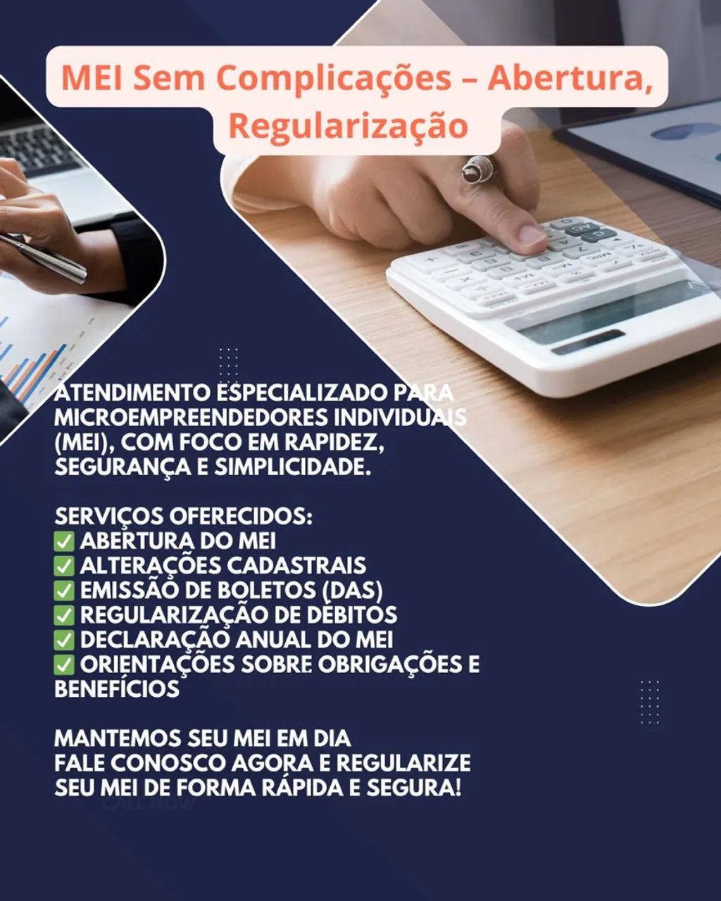 Serviços para MEI - Abertura, Alterações e Regularização