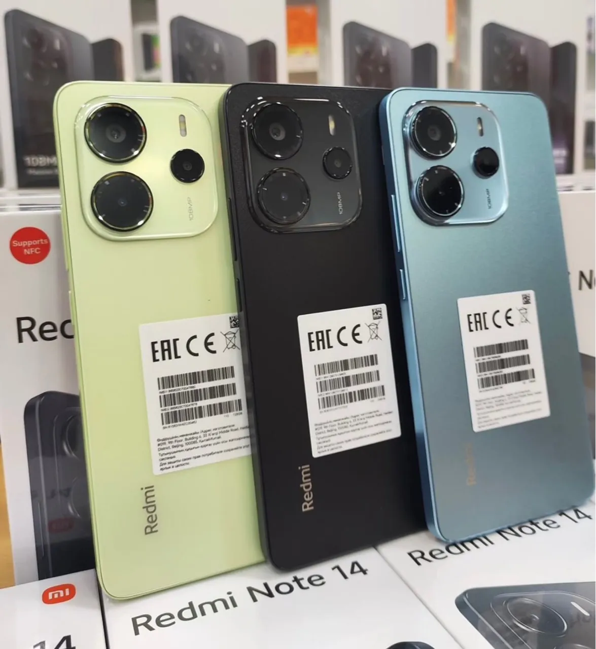 Celular redmi note 14 de 256gb de alta qualidade lacrado com garantia