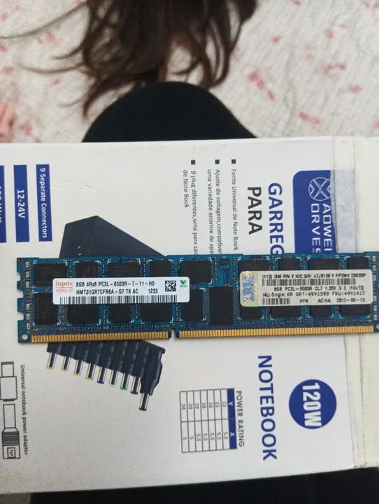 Memória RAM 8GB DDR3 Notebook