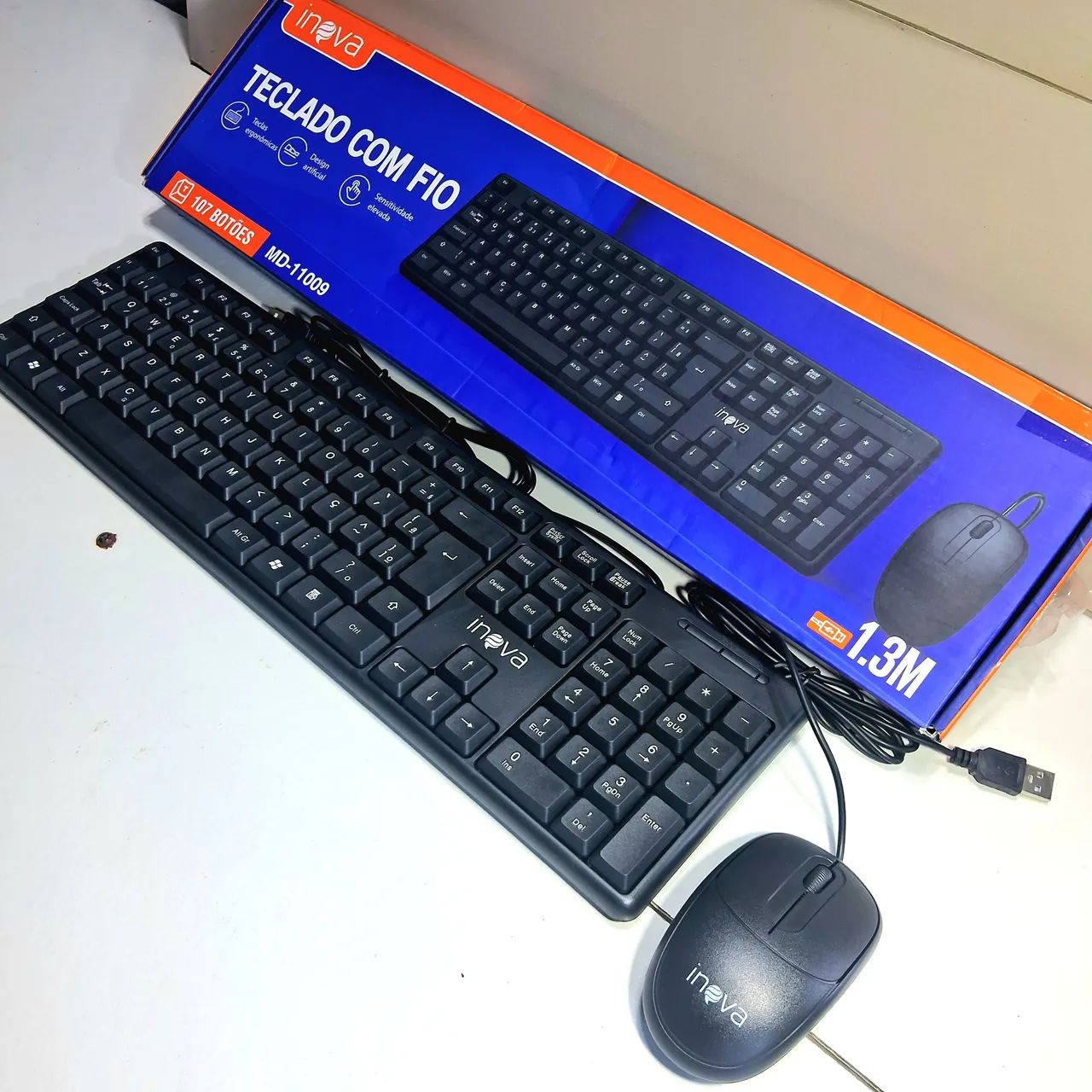 Kit Teclado e Mouse Inova - Novo - Foto 2
