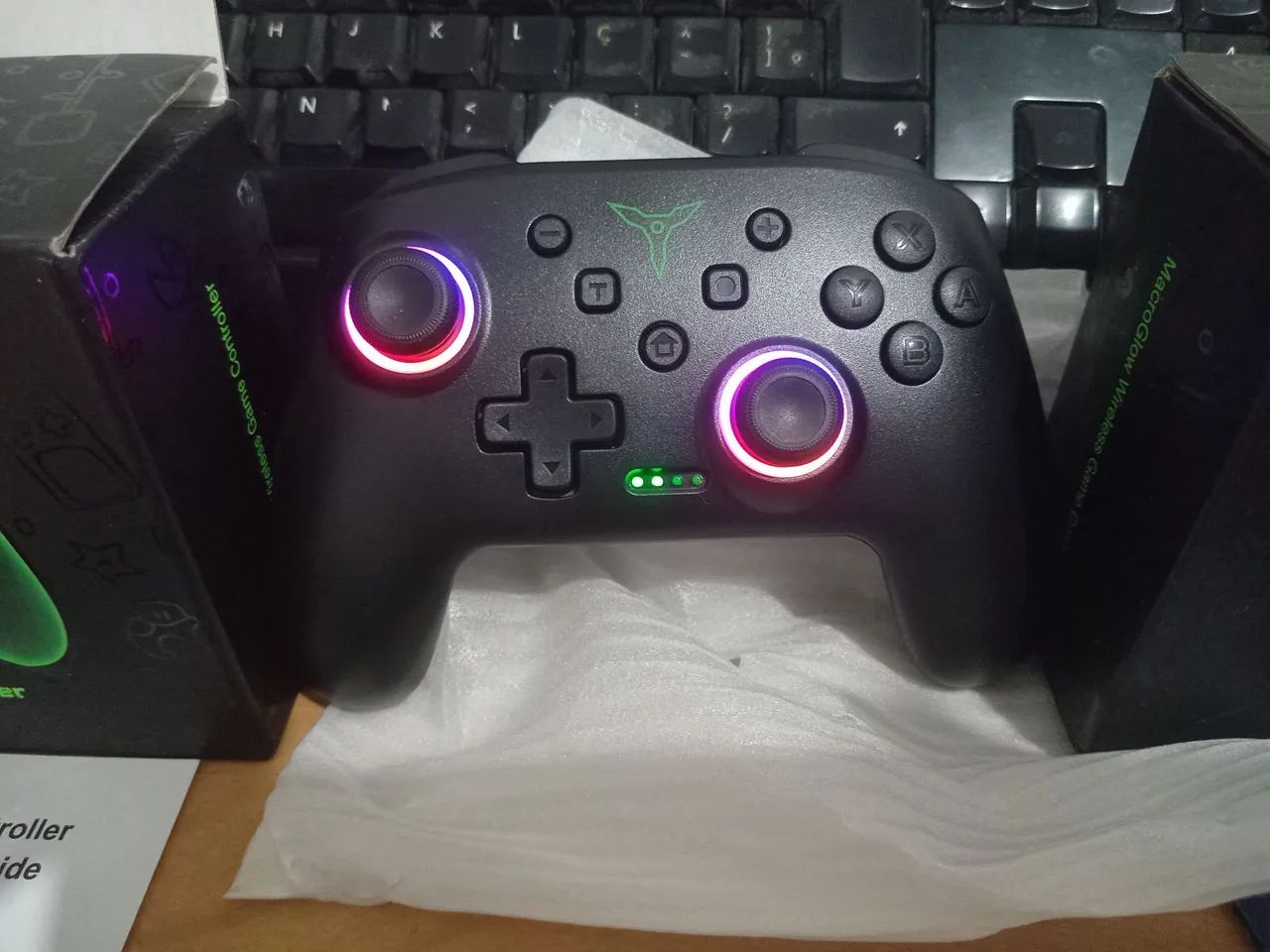 Controle Wireless nintendo switch, pc e celular novo - Foto 2