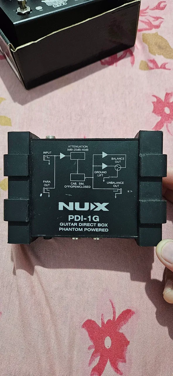 NUX PDI-1G Guitar Direct Box Phantom Powered