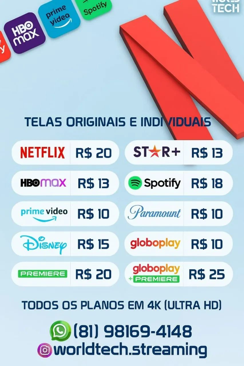 Smart TV, Netflix, Globoplay, Disney (a4)