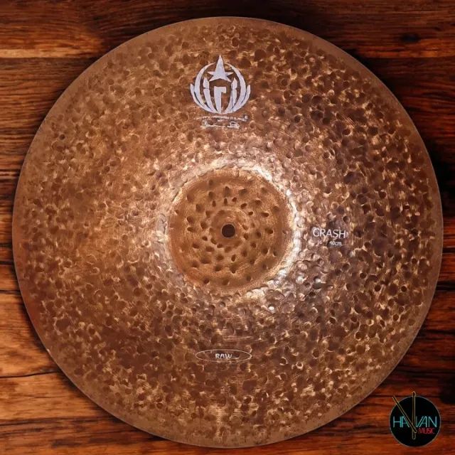 Crash 16'' Diril Raw B20 - Prato Turco e martelado / Handmade