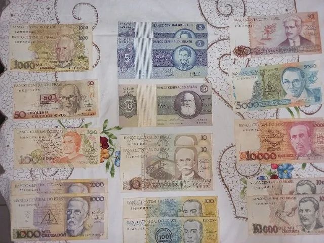 Cédula De Dinheiro Antigas