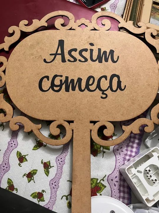 Plaquinha Dindo Prepara o Seu - Foto 5