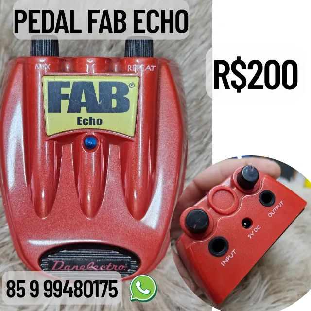 Pedal Usado Fab Echo - Bem Conservado