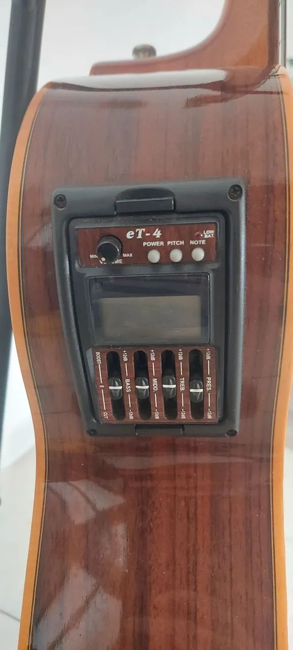 Violão elétrico completo com corda de Aço - Foto 4