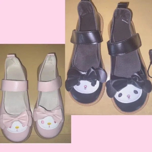2 Sapatilhas: 1 Kuromi e 1 My Melody n 36