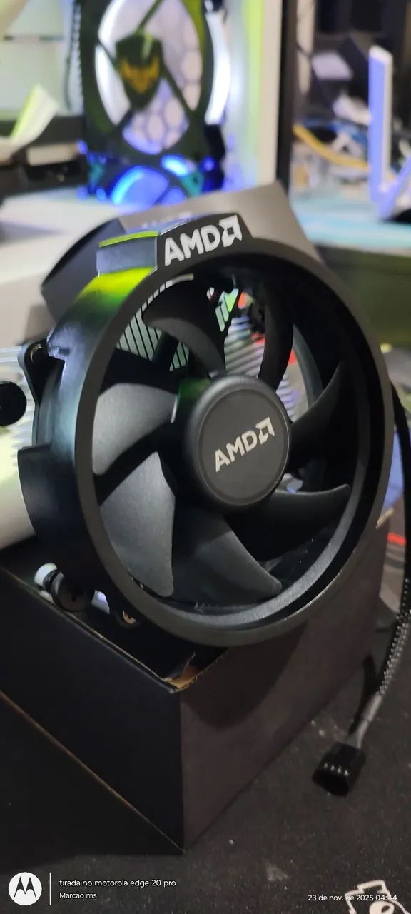 Cooler p/ processador AMD ORIGINAL nunca usado p/ 7 5700x a pasta térmica veio de fabrica  - Foto 3