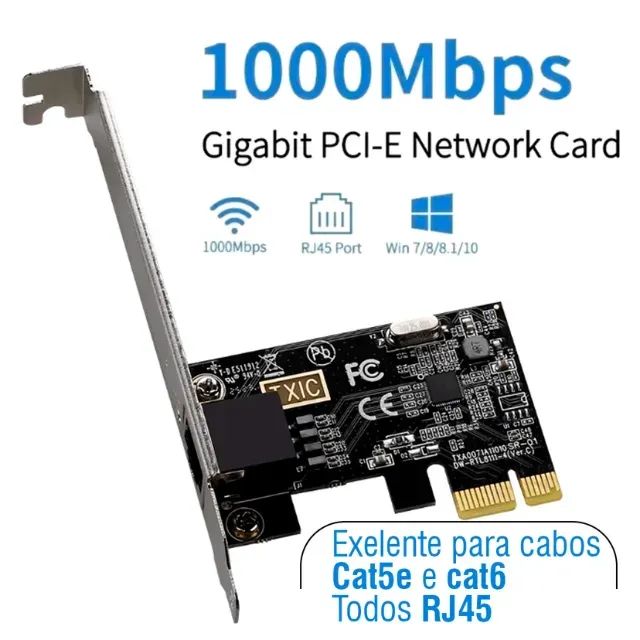Placa De Rede Mini Pci-e Gigabit 10/100/1000 - Foto 5