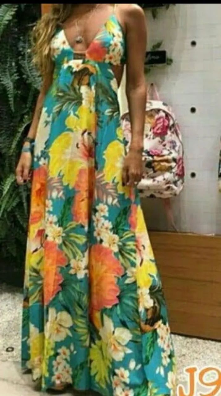 Vestido longo Farm - Foto 2