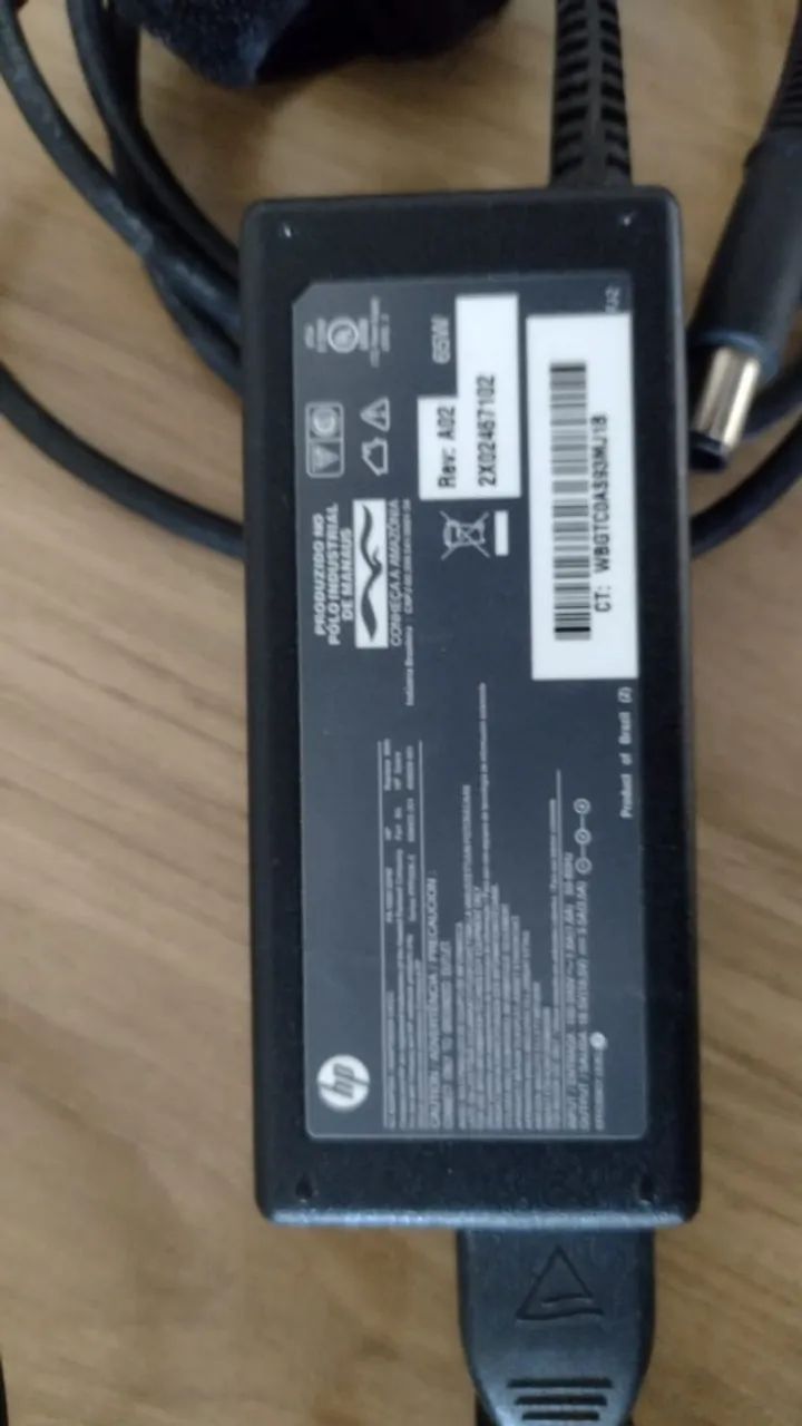 FONTE HP 65W para notebook *1