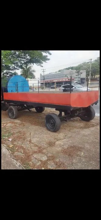 Carreta para carregar máquina de esteiras,  silos e tanque d'água. * - Foto 3