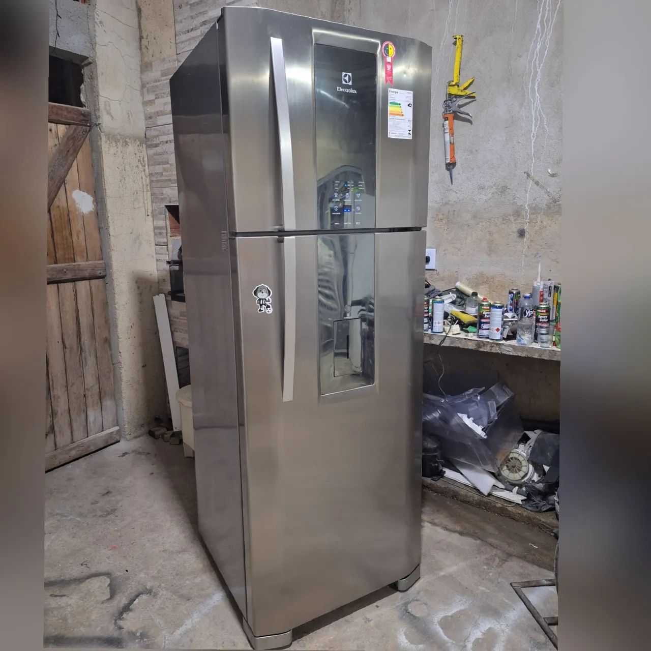 Geladeira Inox 441L c/ dispenser água-GARANTIA-entrega rápida