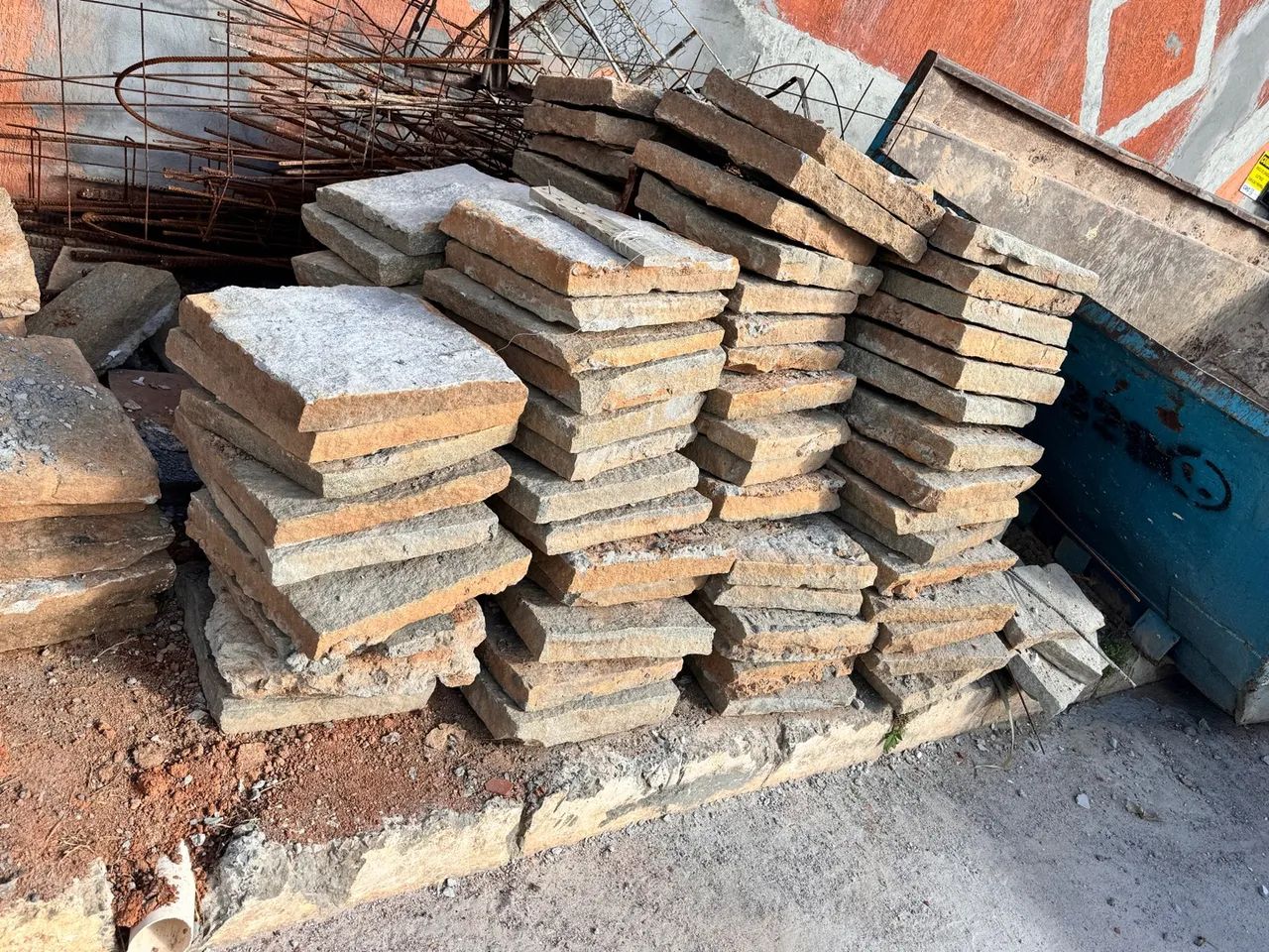 Lajes de pedra para revestimento - ótimo estado!