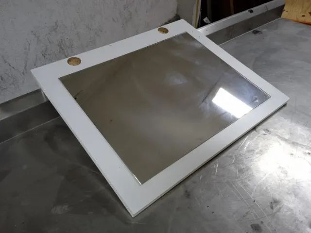 Espelho c/ moldura em MDF / Vidro Branco 2 cm x 54 cm x 45 cm - Foto 4