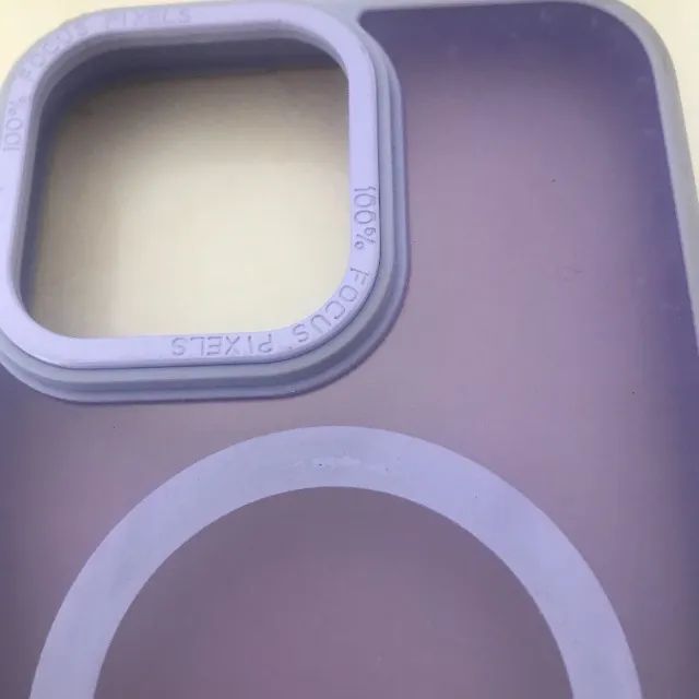 Case Capinha De Celular Para Iphone 15 Plus - Lilás - Transparência (Usado) - Foto 3