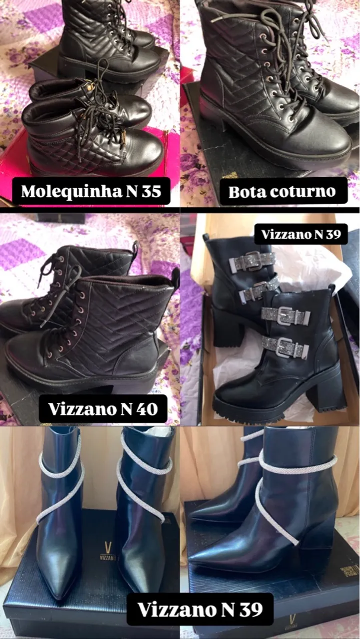 Botas Femininas Diversos Modelos e Tamanhos