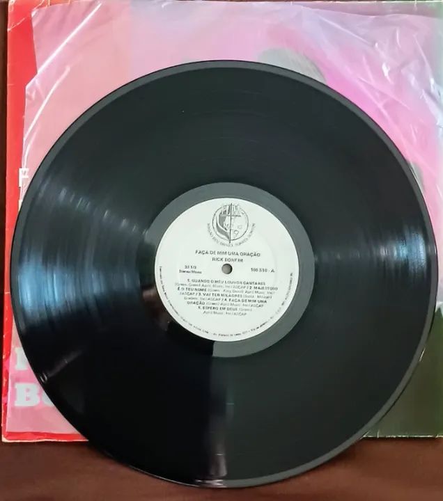Lp Disco de Vinil Gospel Evangélico Rick Bonfim - Faça De Mim Uma Oração - Raro - Foto 3