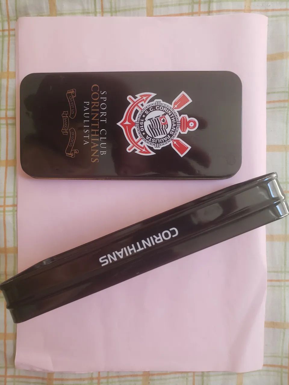 Estojo do Corinthians de lata - Foto 2