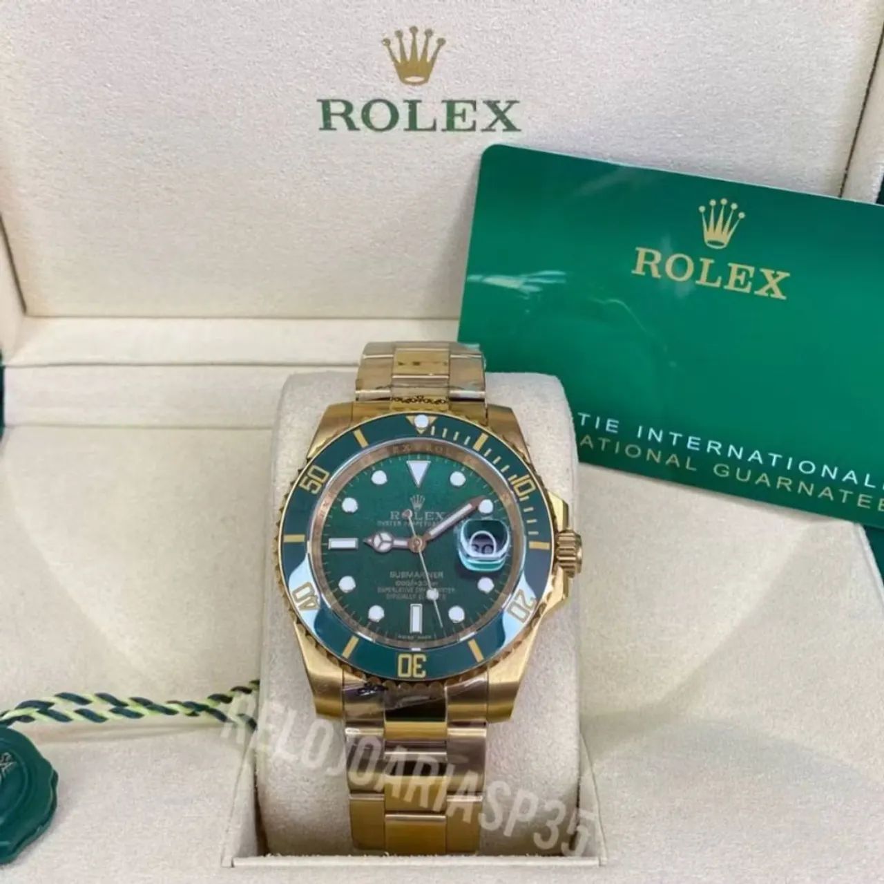 Rolex Submariner Visor Verde linha Premium AAA+ Suíço