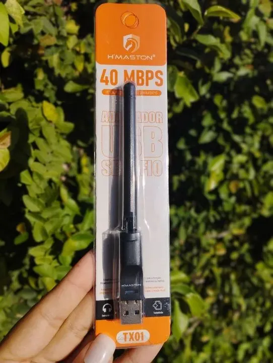 Adaptador Wifi USB com antena