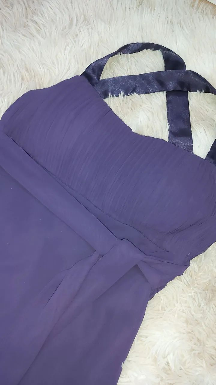 Vestido de festa roxo elegante  - Foto 2