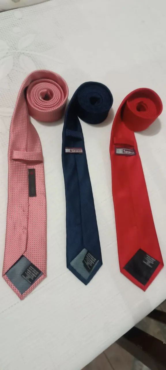 Kit com 3 gravatas de luxo (usadas) - Roupas - Vila Pedroso, Goiânia ...