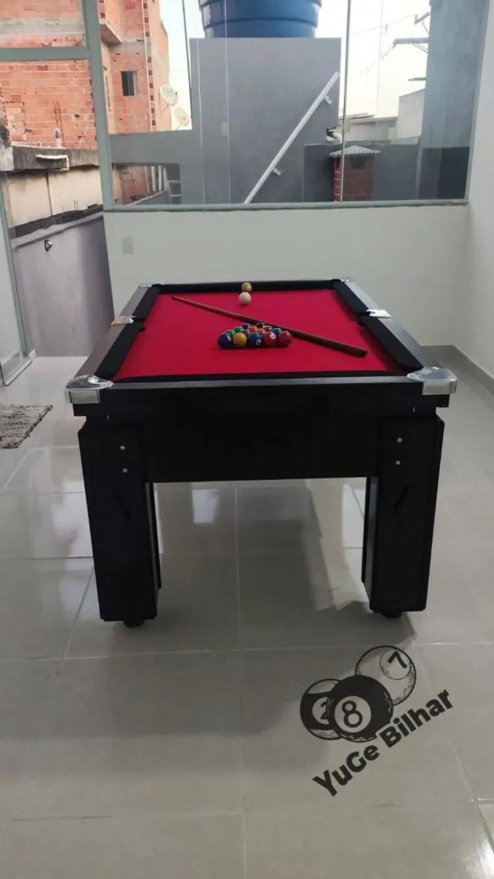 Mesa de bilhar com campo de pedra ardósia  - Foto 3