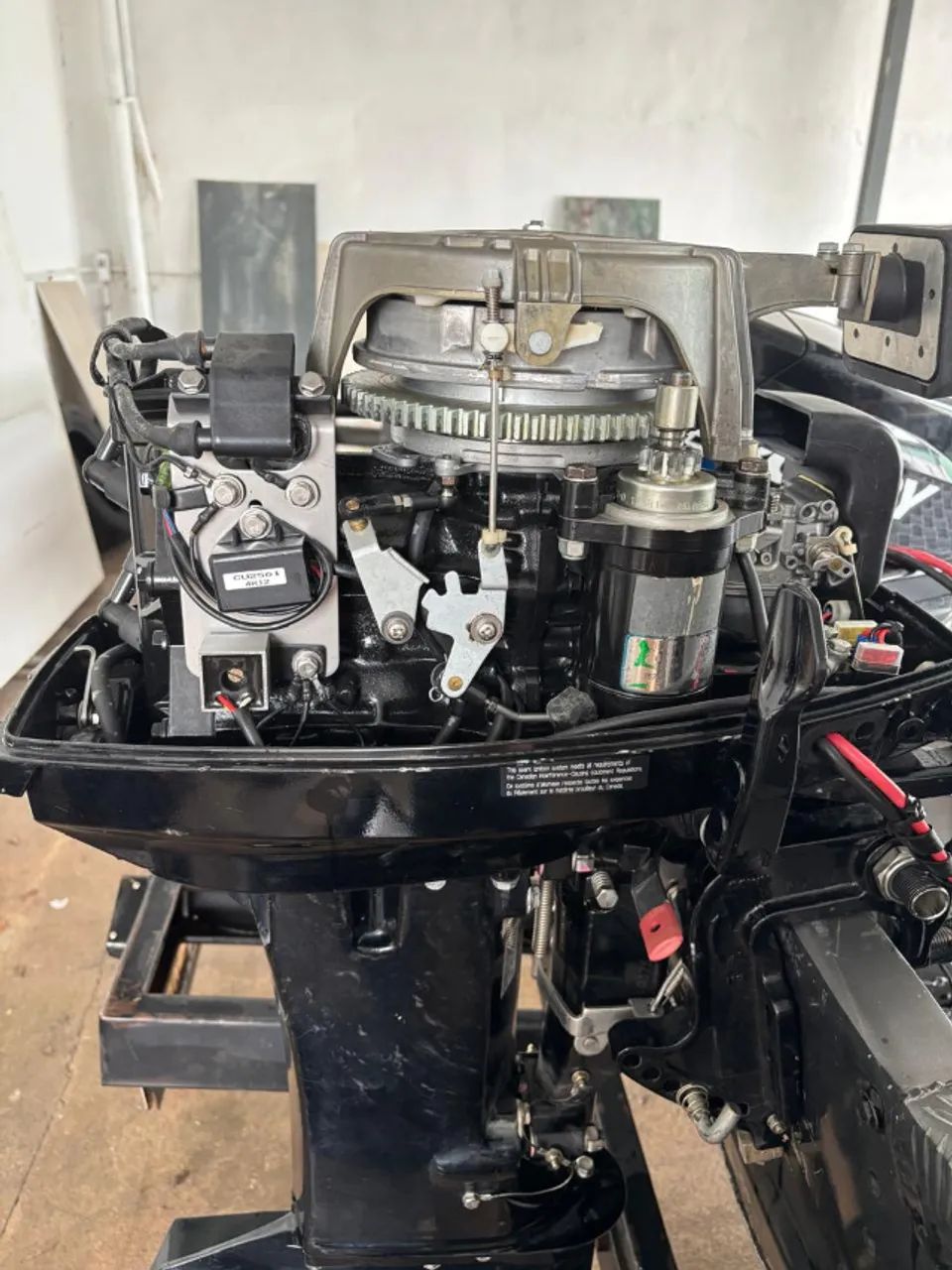 Barco com motor Mercury 25 hp partida elétrica - Foto 5
