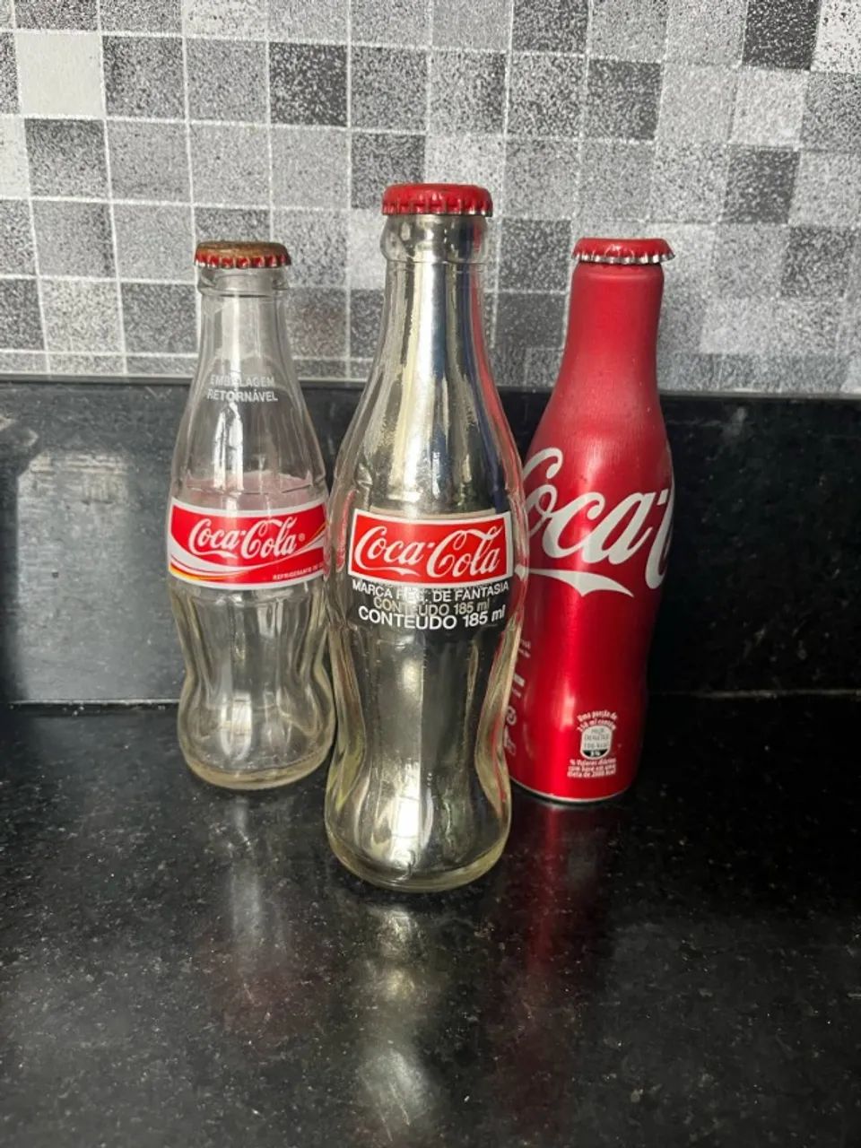 Garrafa Metálica Coca-cola - Coleção Antiga