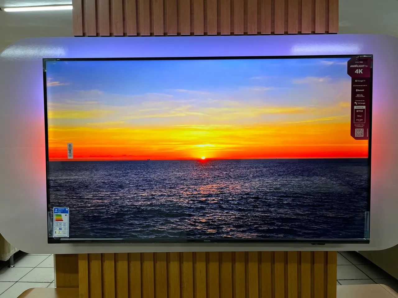 Tv 55 polegadas smarth Phillips com Led e Engrega imediata