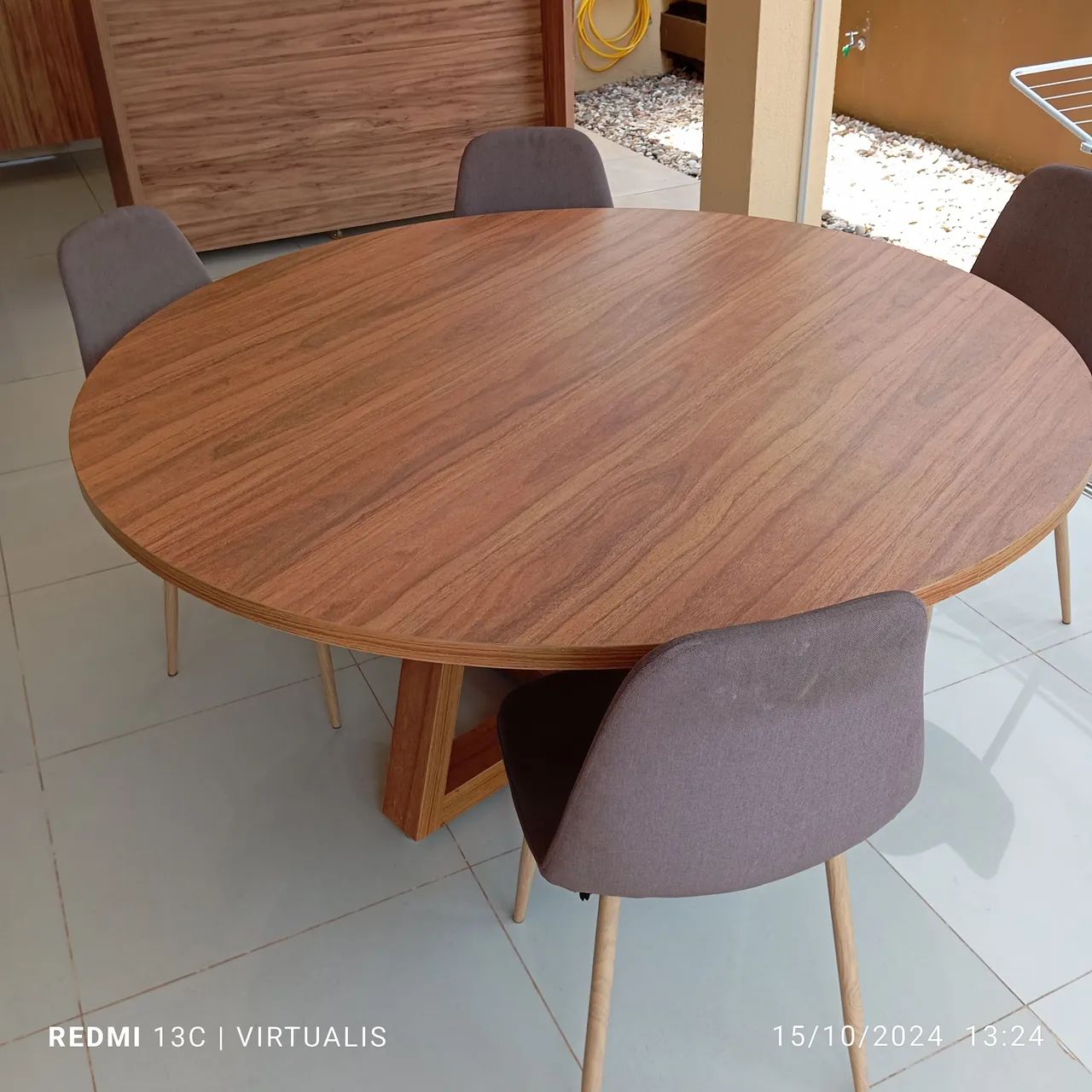 Mesa de Jantar Redonda em mdf - Foto 2