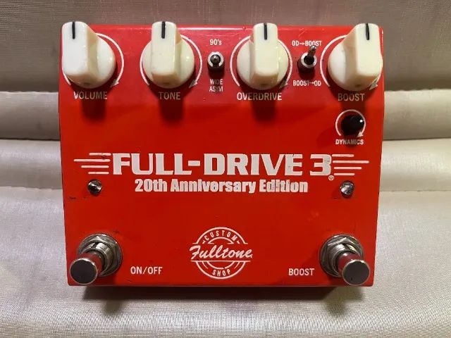 Pedal Fulltone Full-Drive 3 - Versão Custom Shop - Edição Aniversário de 20 anos!! Raro!!!