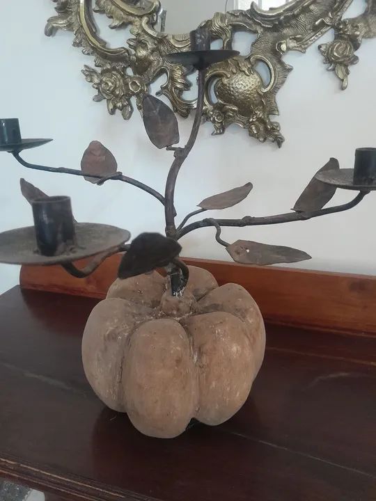 Castiçal 4 velas centenário Rococó - Foto 2
