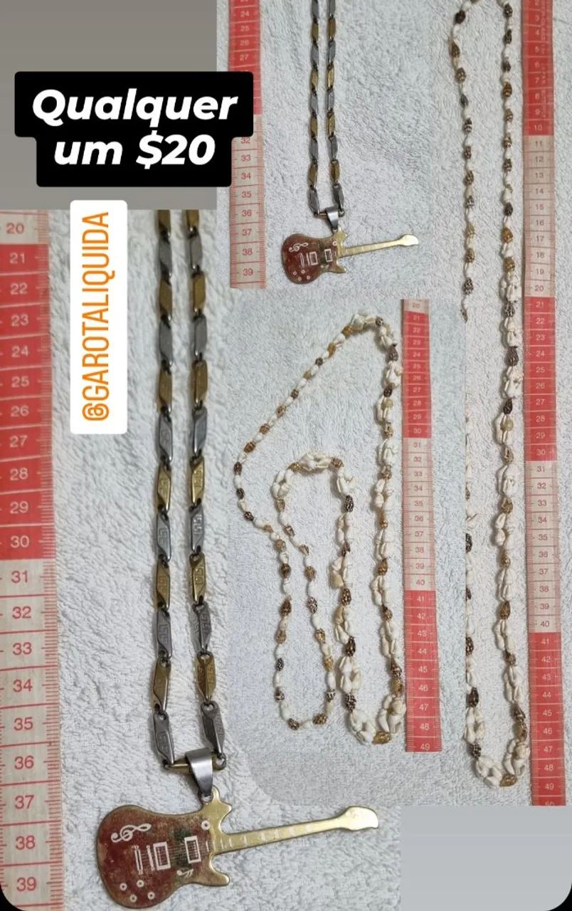 Colares e Bijuterias por apenas $20