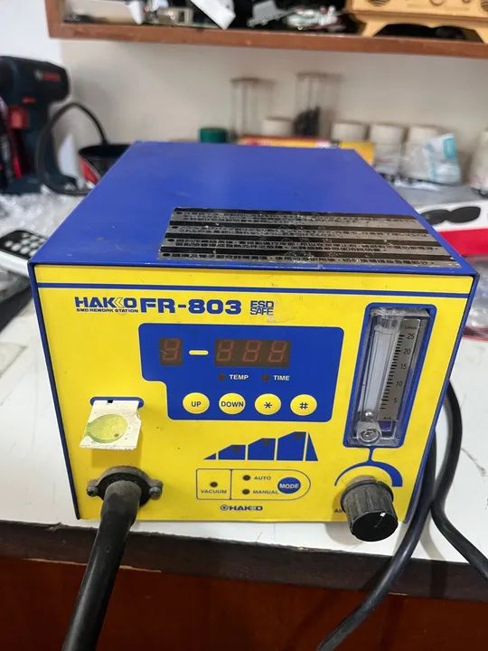 Estação de retrabalho solda SMS digital hakko fr-803 - Foto 2