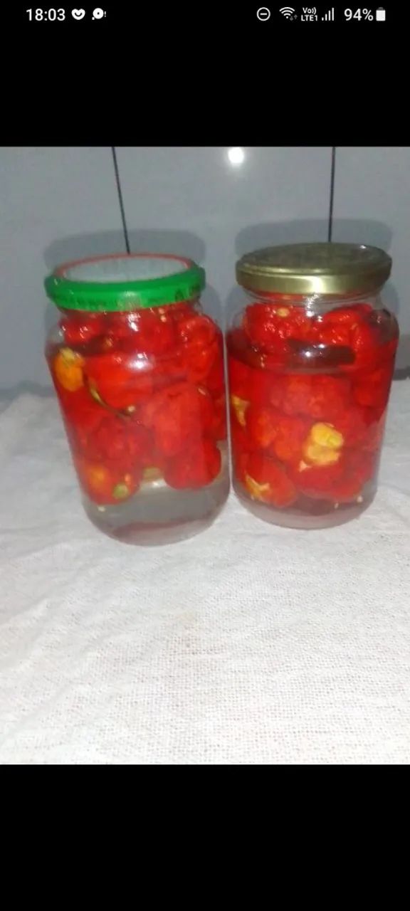 Vendo pimenta Carolina Reaper em conservas  - Foto 4