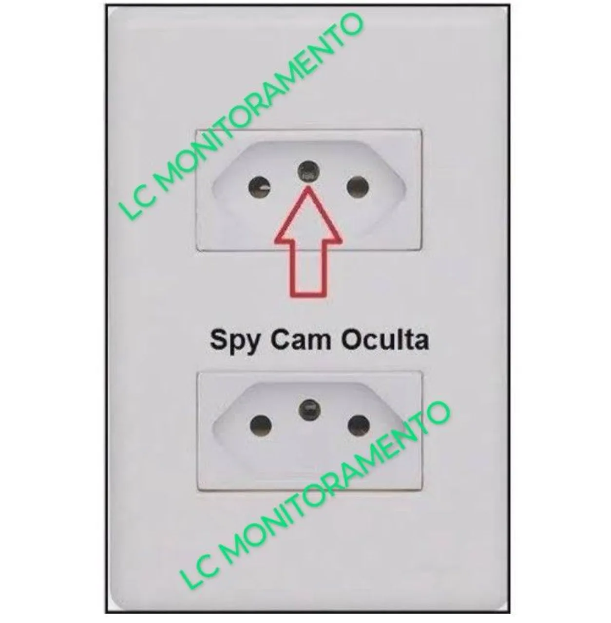 Câmera Espiã Oculta em Tomada