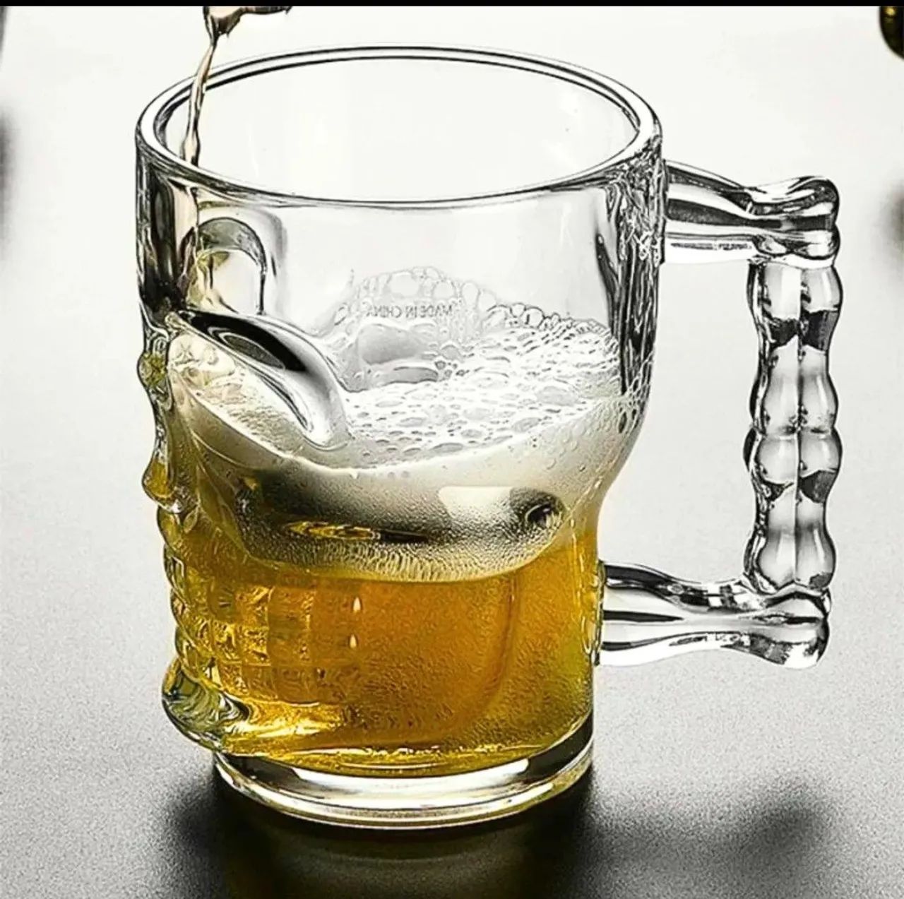 CANECA CRANIO CAVEIRA CHOPP CERVEJA CHURRASCO  - Foto 4