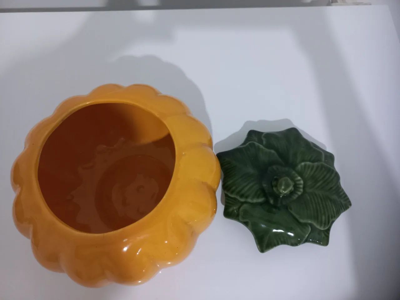 Porta temperos abóbora em cerâmica - Foto 6