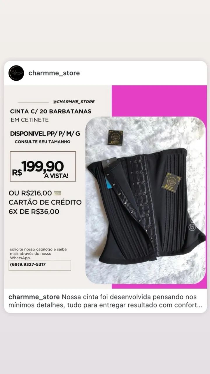 CINTA C 20 BARB. NÃO ENROLA! - Foto 2