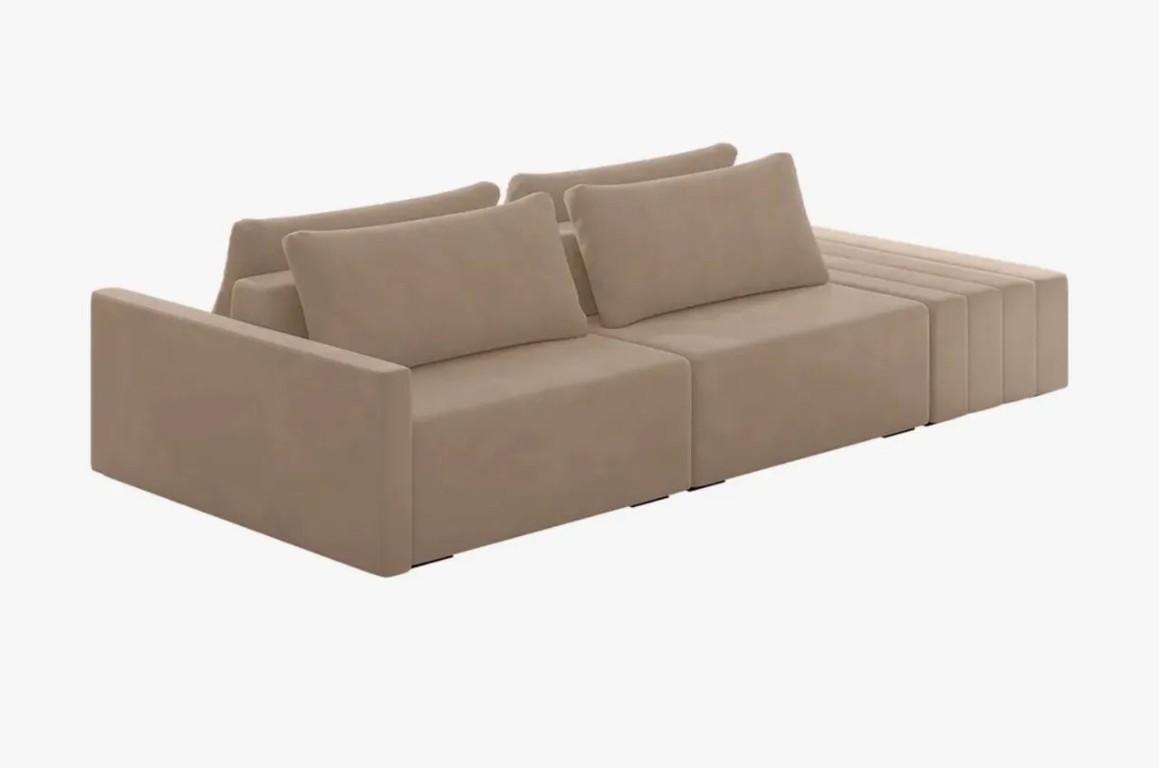 Sofá ilha 5 lugares. Apenas 5 meses de uso 