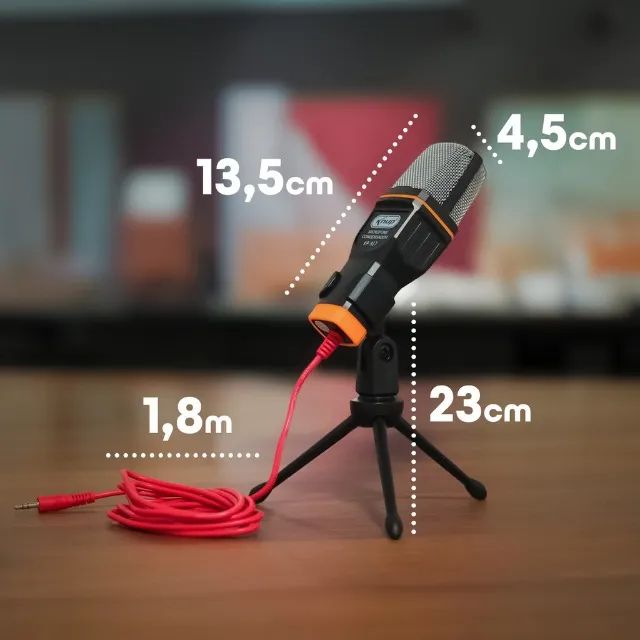 Microfone Condensador Knup Kp-917