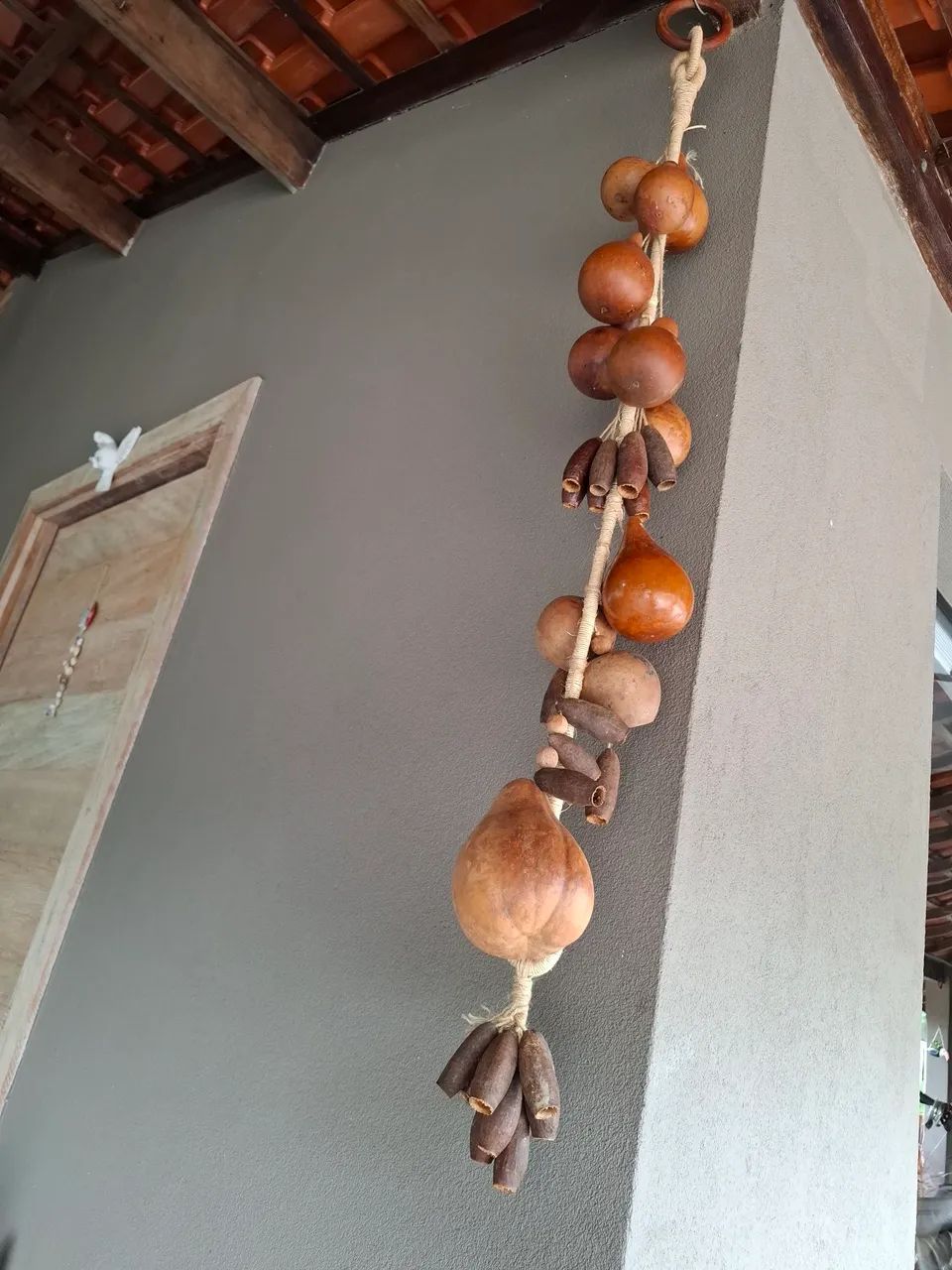 Penca de cabaça com semente de jequitiba branco  - Foto 3