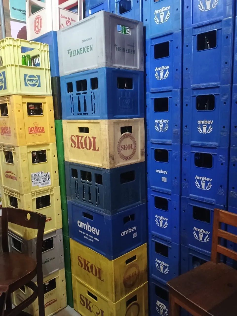 Engradados de cerveja 600ml