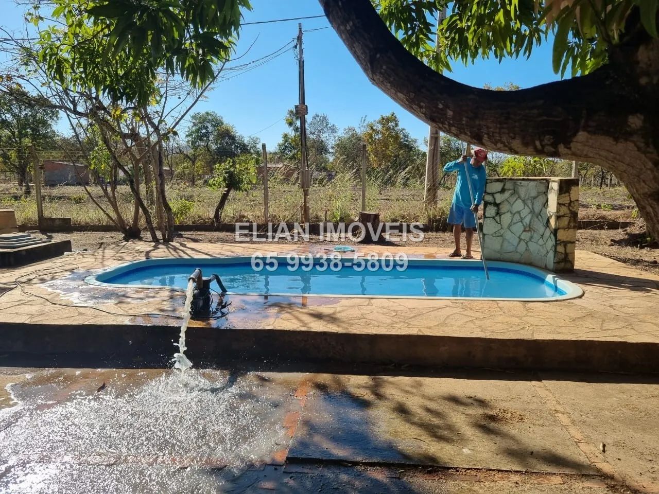 Chácara de esquina com Piscina em Santo Antônio - Foto 2