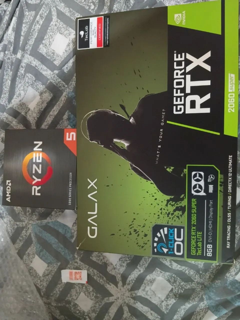 RTX 2060 Super 8GB Galax + Ryzen 5 5600 - Placas de Vídeo - Centro