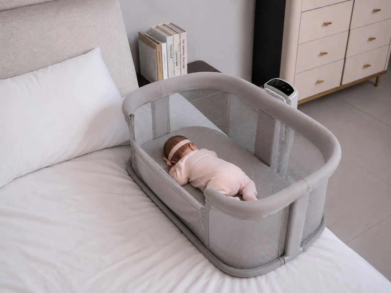 Berço Móvel Com Balanço Automático mastela - Semi novo - Foto 3